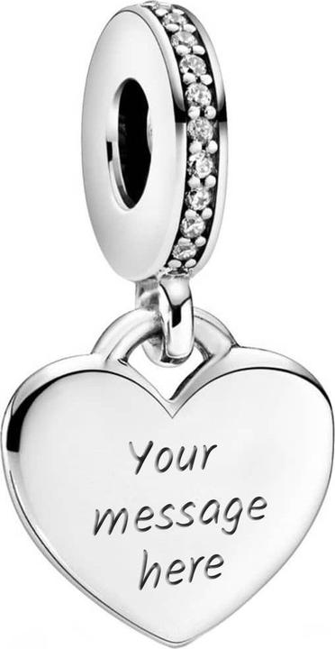 Image du produit Pandora Coeur gravé (Zirconium cubique)