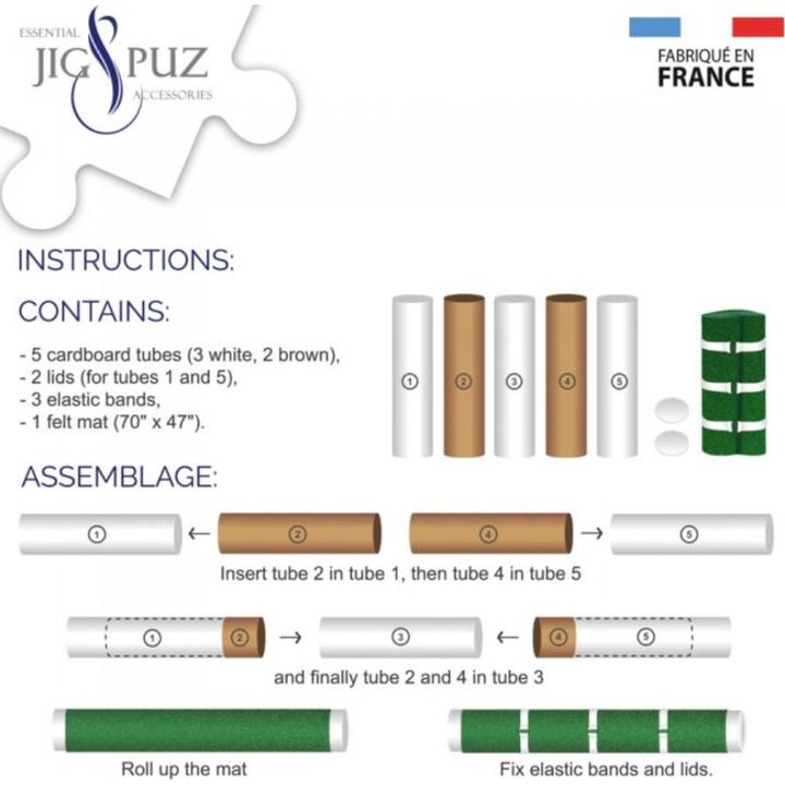 Productafbeelding NoName Accessoire Puzzle Jig & Puz : Puzzeltapijt (300 tot 6000 stuks) (6000 onderdelen)