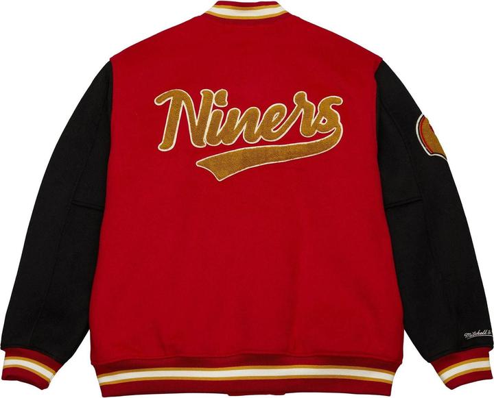 Actual product image Mitchell & Ness M&N Legacy Varsity Wool Jacket - NFL San Francisco 49ers - M (M)