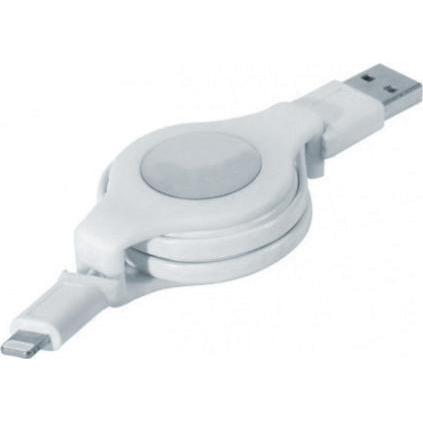 Magni Tecline USB 2.0 zu Lightning Kabel, MFI zertifiziert, auf Rolle, 1,0 m (1 m, USB 2.0), USB Kabel