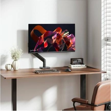Immagine prodotto Manhattan Supporto da scrivania con molla meccanica e capacità di carico particolarmente elevata per un (Tavolo, 49", 20 kg)