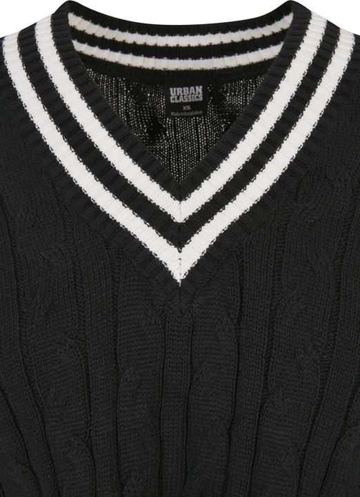 Produktbild Urban Classics Ladies Cropped Knit College Slipover - 19409 (S, XL)