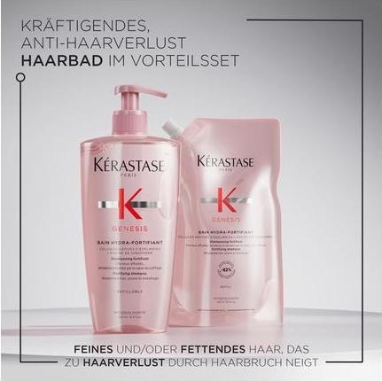 Actual product image Kérastase Genesis Bain Hydra (1000 ml, Liquid shampoo)