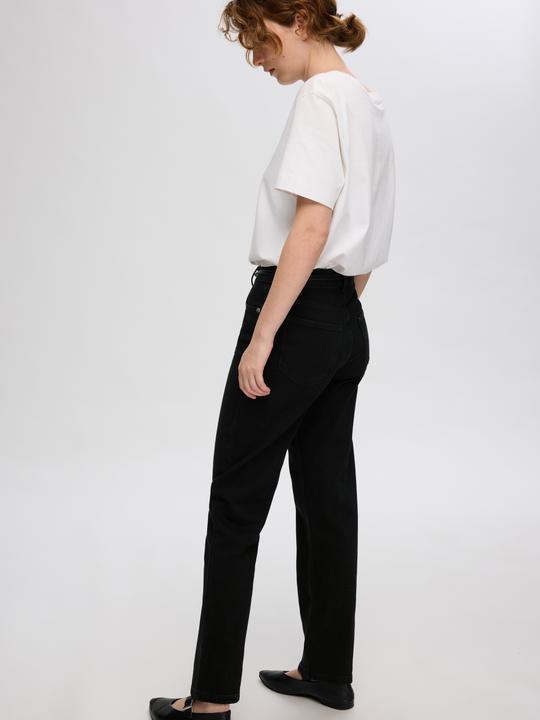 Produktbild Selected Femme Slfalice Mw Straight Black Jeans Noos (W30/L34)