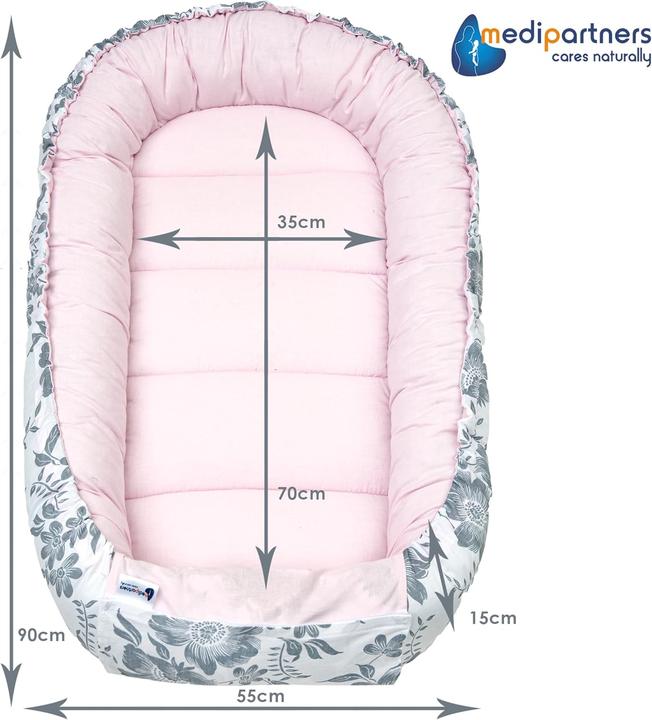 Produktbild Medi Partners 5-teiliges Babynest Set Berry