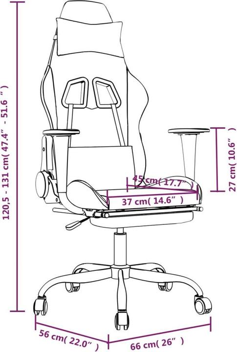 Image du produit vidaXL Gaming-Stuhl