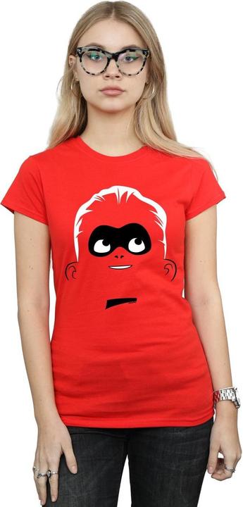 Actual product image Disney Womens/Ladies Incredibles 2 Dash Face Cotton T-Shirt (S)