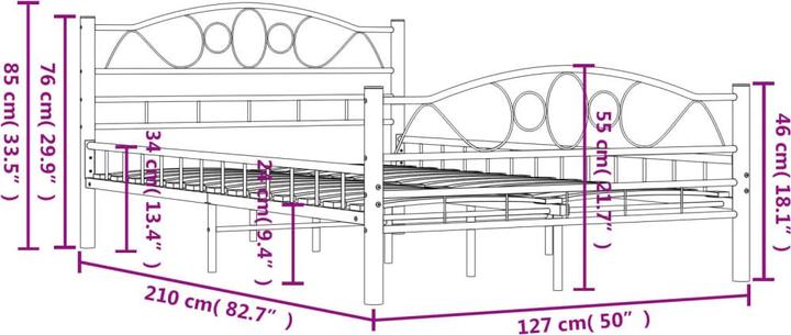 Image du produit vidaXL Bettgestell (160 x 200 cm)