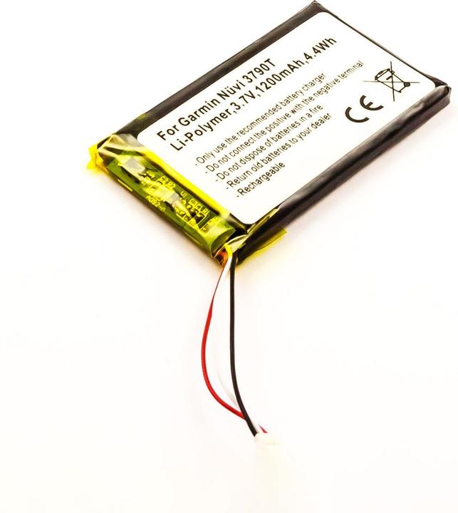 Image du produit AGI Batterie compatible avec Garmin nüvi 3790T - Batterie - 1.200 mAh
