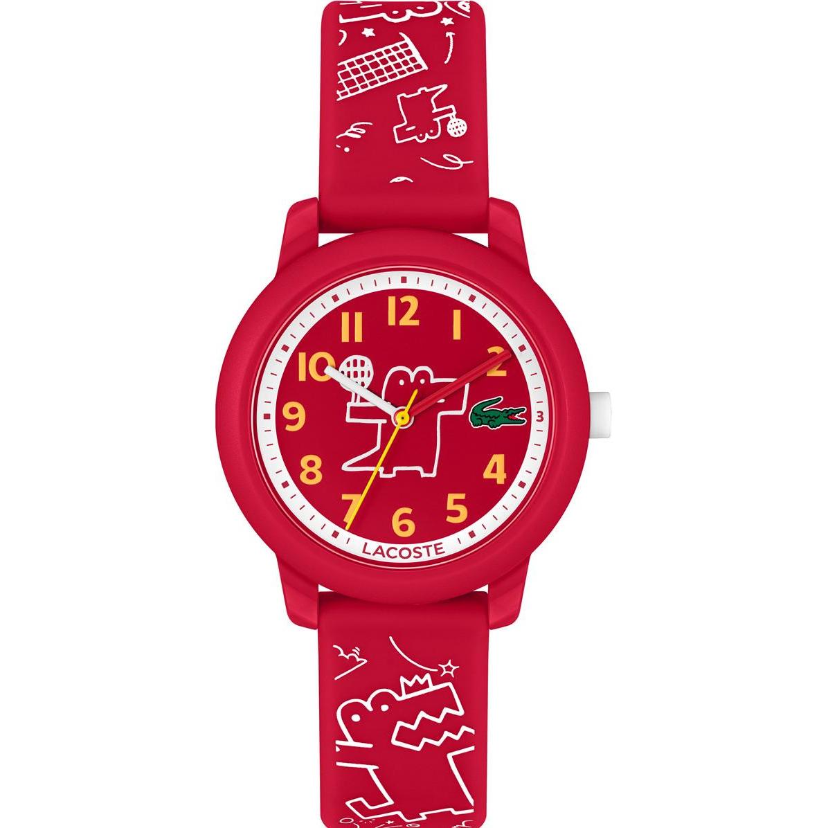 Lacoste, Armbanduhr, 12.12 Kids, Rot, (33 mm)