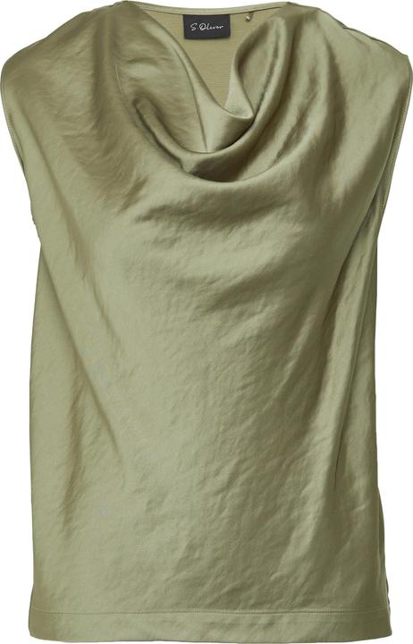 Immagine prodotto S.Oliver Bluse Ärmellose Satinbluse mit Wasserfall-Ausschnitt (40)