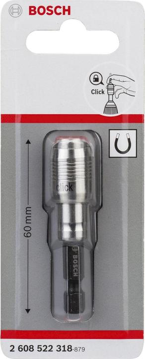 Produktbild Bosch Professional Zubehör Universalhalter One-Click Funktion, 1pc (Bit-Halter)