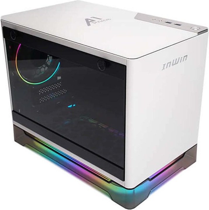 Actual product image In Win A1 Prime White (Mini-ITX)