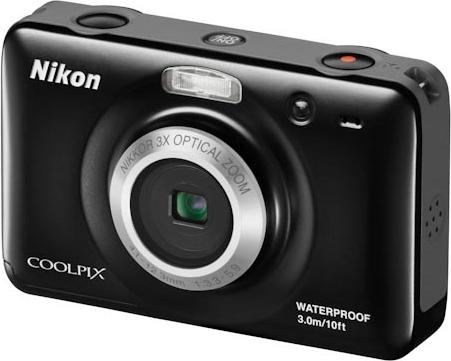 Image du produit Nikon Coolpix S30, 10MP, zoom 3x, vidéos HD, noir (1/3")