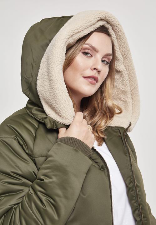Produktbild Urban Classics Ladies Sherpa Hooded Jacket (XL)