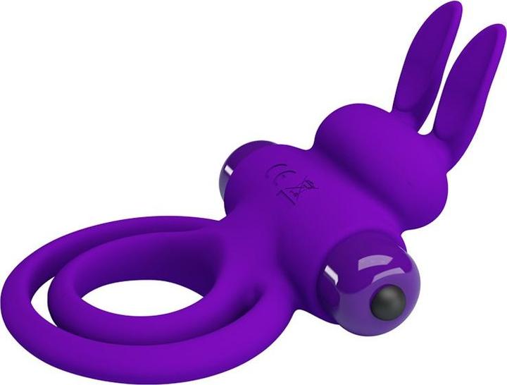 Productafbeelding Pretty Love Vibrierender Penisring mit Kaninchenohren (0.40 cm)