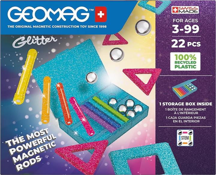 Immagine prodotto Geomag GLITTER RICICLATO 22 parti