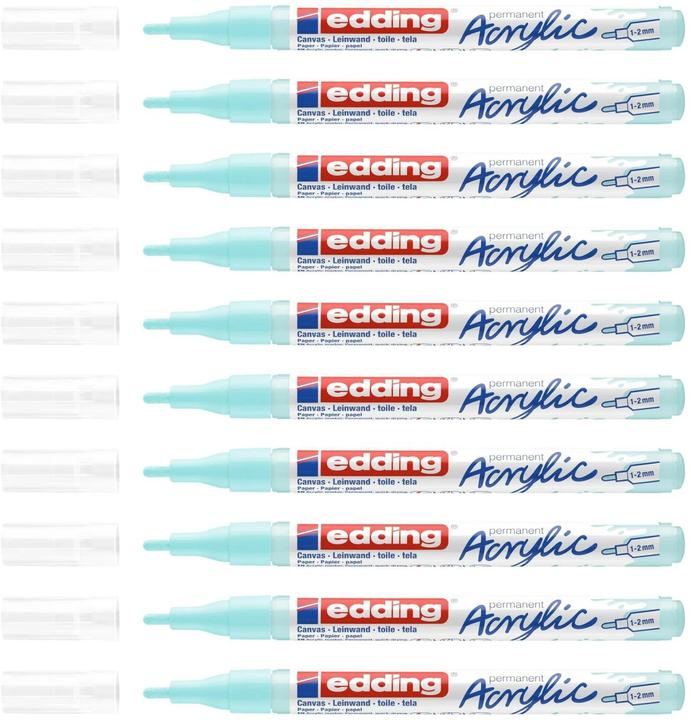 Actual product image Edding Acrylic marker 5300 Fine (Pastel blue, 2 mm, 1 x)