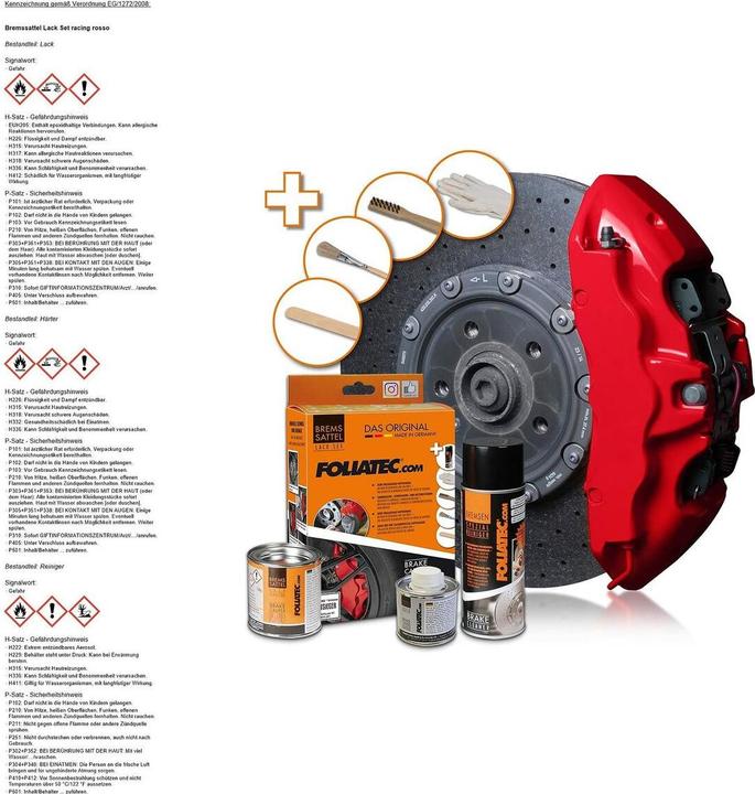 Immagine prodotto Foliatec Vernice per pinze dei freni