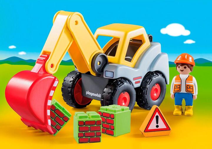 Produktbild Playmobil Schaufelbagger (70125, Playmobil 1.2.3)
