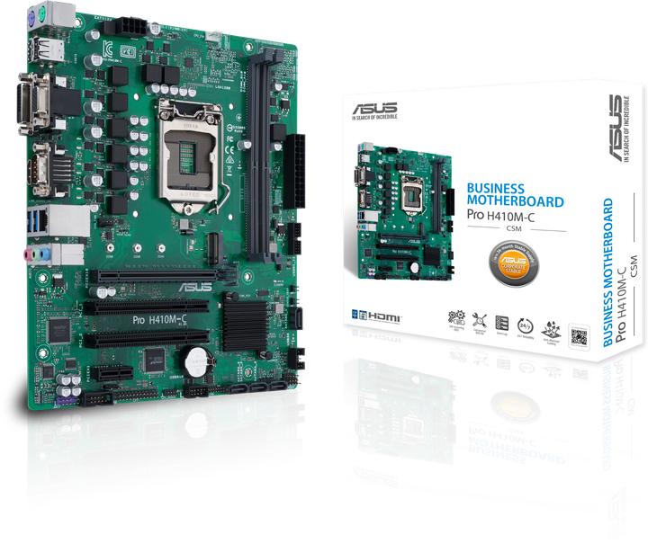 Produktbild ASUS PRO H410M-C/CSM (LGA 1200, Intel H410, mATX)