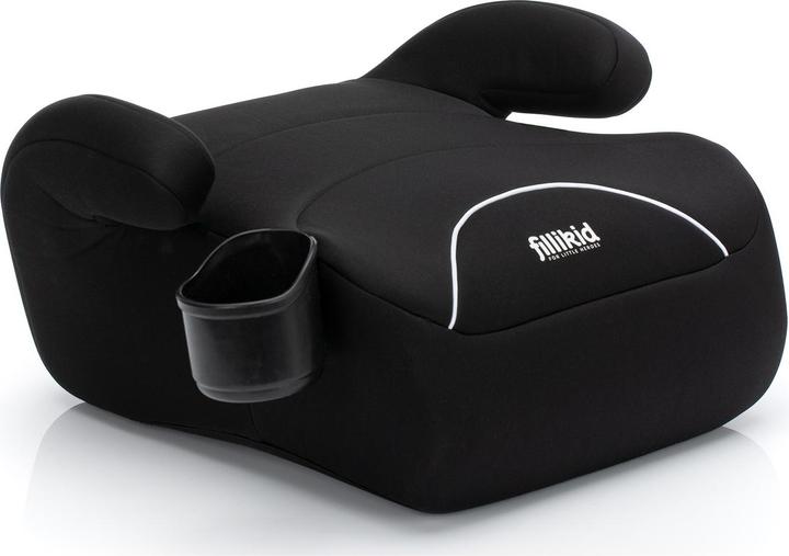 Fillikid Sitzerhöhung Schwarz (Kindersitzerhöhung, ECE R129/i-Size Norm)