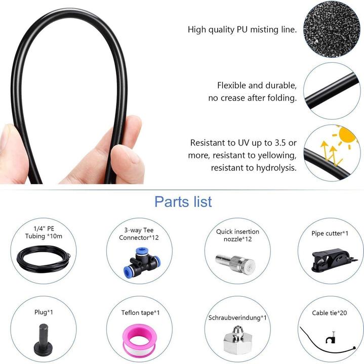 Actual product image Fixget Fog cooling system