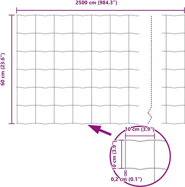 Produktbild vidaXL Eurozaun