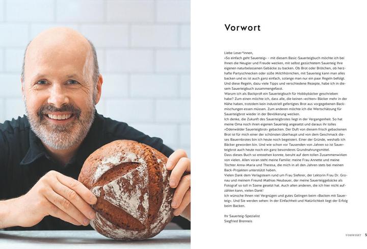 Immagine prodotto So einfach geht Sauerteig (Tedesco, Brenneis, Siegfried, 2021)