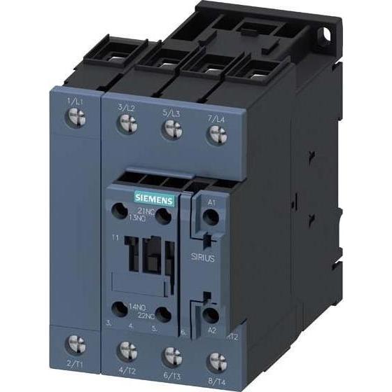 Siemens, Schutzschalter, Leistungsschütz 4S 220VAC 1S+1Ö/Hilf REG 3RT2337-1AN20
