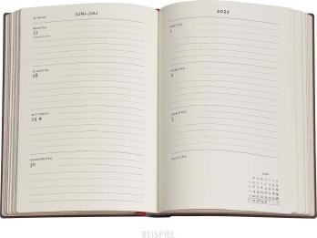 Actual product image Paperblanks 2024 Arabica Midi 18M. Horizontal (18 x 13 cm, Hardcover, German)