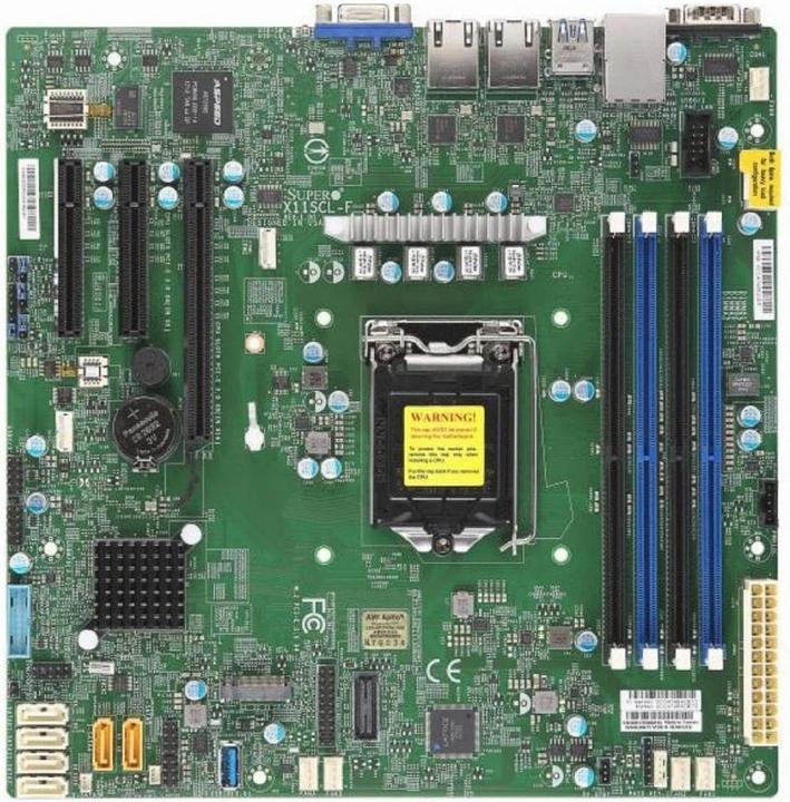 Supermicro X11SCL-F (LGA 1151, Intel C242, mATX)