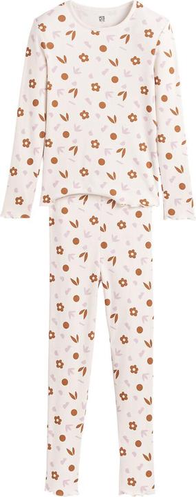 Produktbild La Redoute Collections Gerippter Pyjama mit Blumenmuster (152)