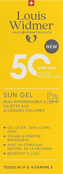 Produktbild Widmer Louis Sun Gel LSF50 ohne Parfum 100 ml (Sonnengel, SPF 50, 100 ml)