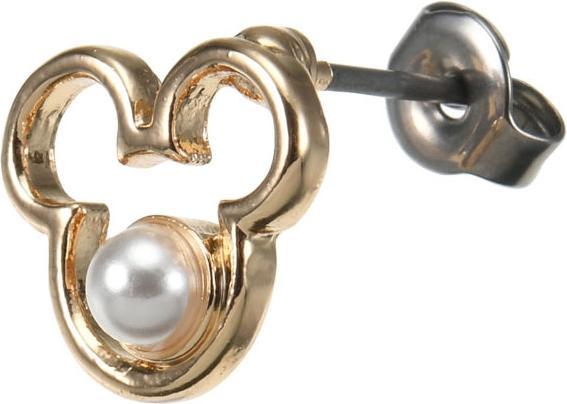 Image du produit Disney Mickey Ohrring (für ein Ohr) mit Ikone & Perle (Poteau en acier inoxydable)