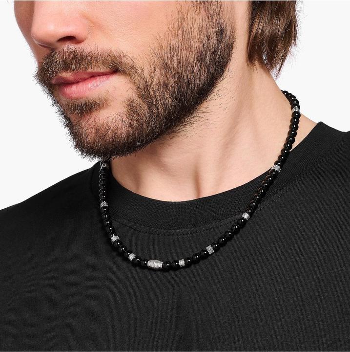Actual product image Thomas Sabo Chain Elements Onyx (Blackened, 925 sterling silver, 50 cm)