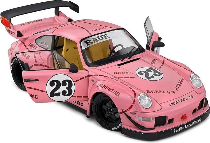 Actual product image Solido 1:18 RWB Bodykit Pink Pig 2020 pink