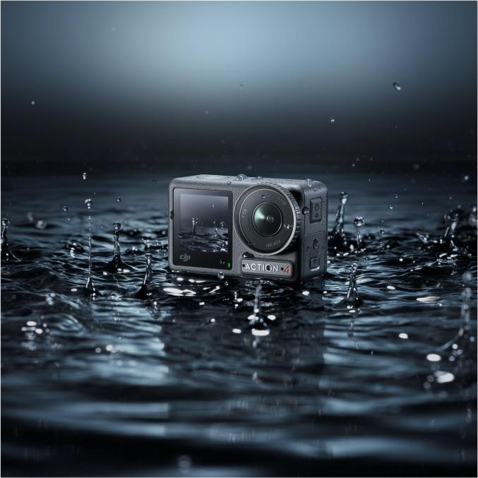 Actual product image DJI Osmo Action 4 Adventure Combo (120p, Bluetooth, Wi-Fi)
