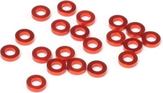 Produktbild HB Aluminium Scheibe 3x6x1.5mm (Orange/20st)