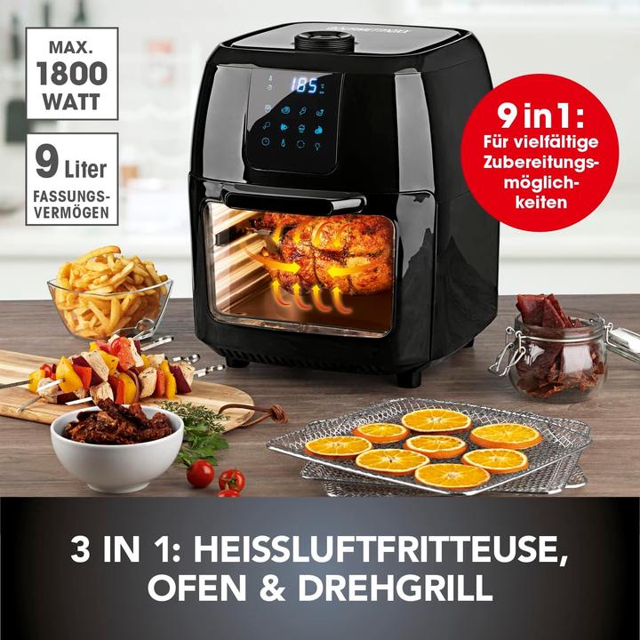 Actual product image Gourmetmaxx Hot air fryer