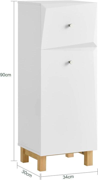 Produktbild SoBuy Wäscheschrank (34 x 30 x 90 cm)