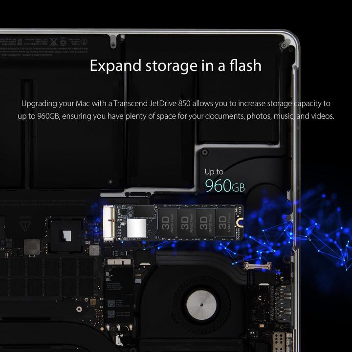 Produktbild Transcend JetDrive 850 (960 GB, M.2 2280)