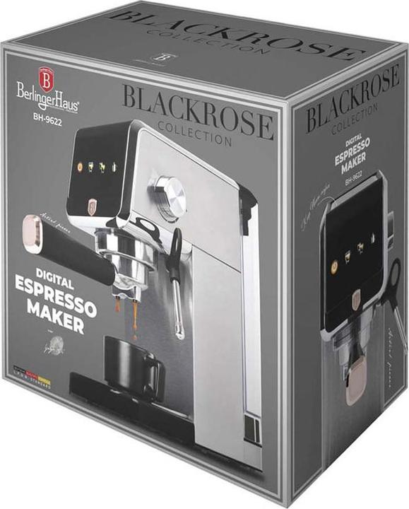 Immagine prodotto BerlingerHaus Haus Espresso Kaffeemaschine 1.2 Liter Black Rose Collection
