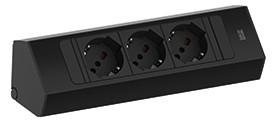 Image du produit Bachmann CASIA 2 3xP40 2,0m AEH RAL9005 (3 x, CEE 7/3, PECO 7/5, Type 13, CEE 7/16, 2 m)