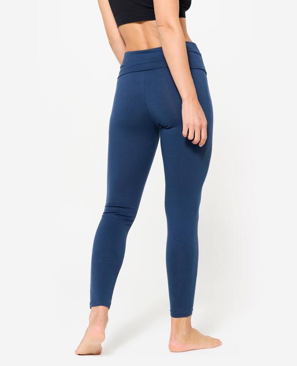 Produktbild Kimjaly Yogahose hoher Bund sanftes Yoga Damen marineblau