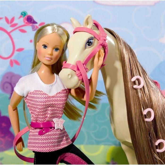 Produktbild Simba Steffi mit Pferd im Jockey-Outfit