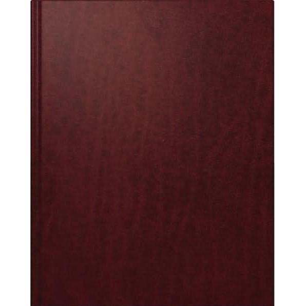 Rido, Agenda, Buchkalender Managerkalender TM 20,5x26cm 1 Woche/2 Seiten Leder weinrot 2025 (Englisch, Französisch, Deut...