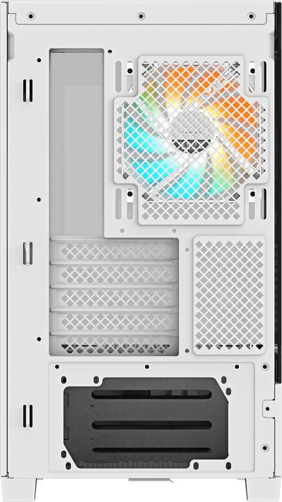 Actual product image Gigabyte case GB-C201PI - Mid tower - 2xUSB 3.0 - 3x 120mm ARGB Fan - white (mATX, Mini-ITX)