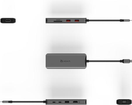 Actual product image Adam Elements Casa Hub A09 (USB-C, 9 ports)