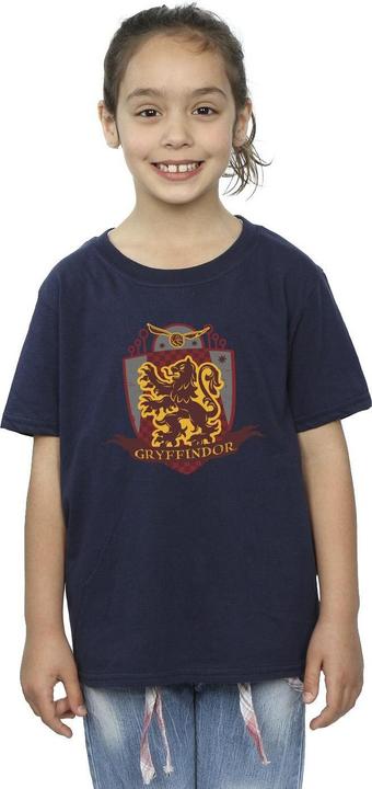 Produktbild Gryffindor Chest Badge TShirt Mädchen (140, 146)